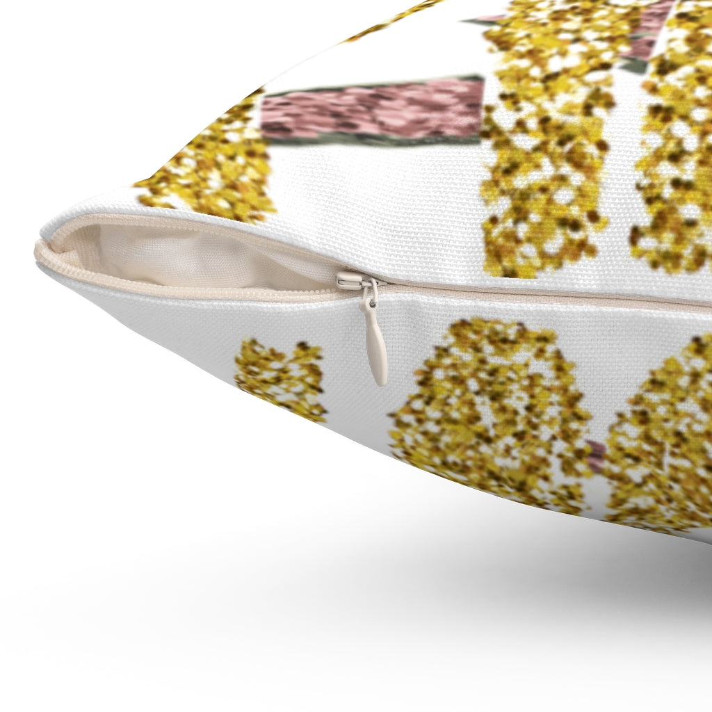 Spun Polyester Square Pillow Case