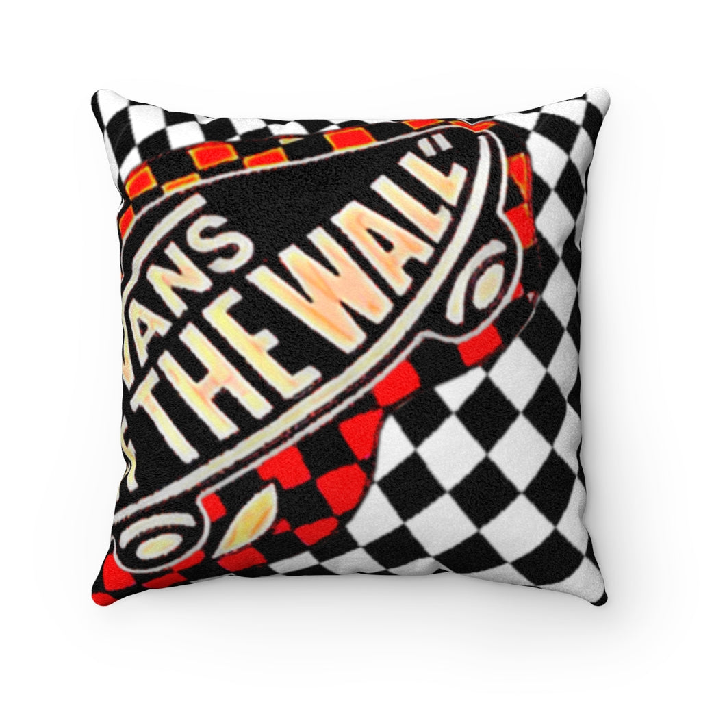 Faux Suede Square Pillow Case