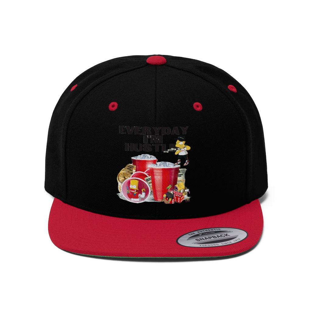 Unisex Flat Bill Hat