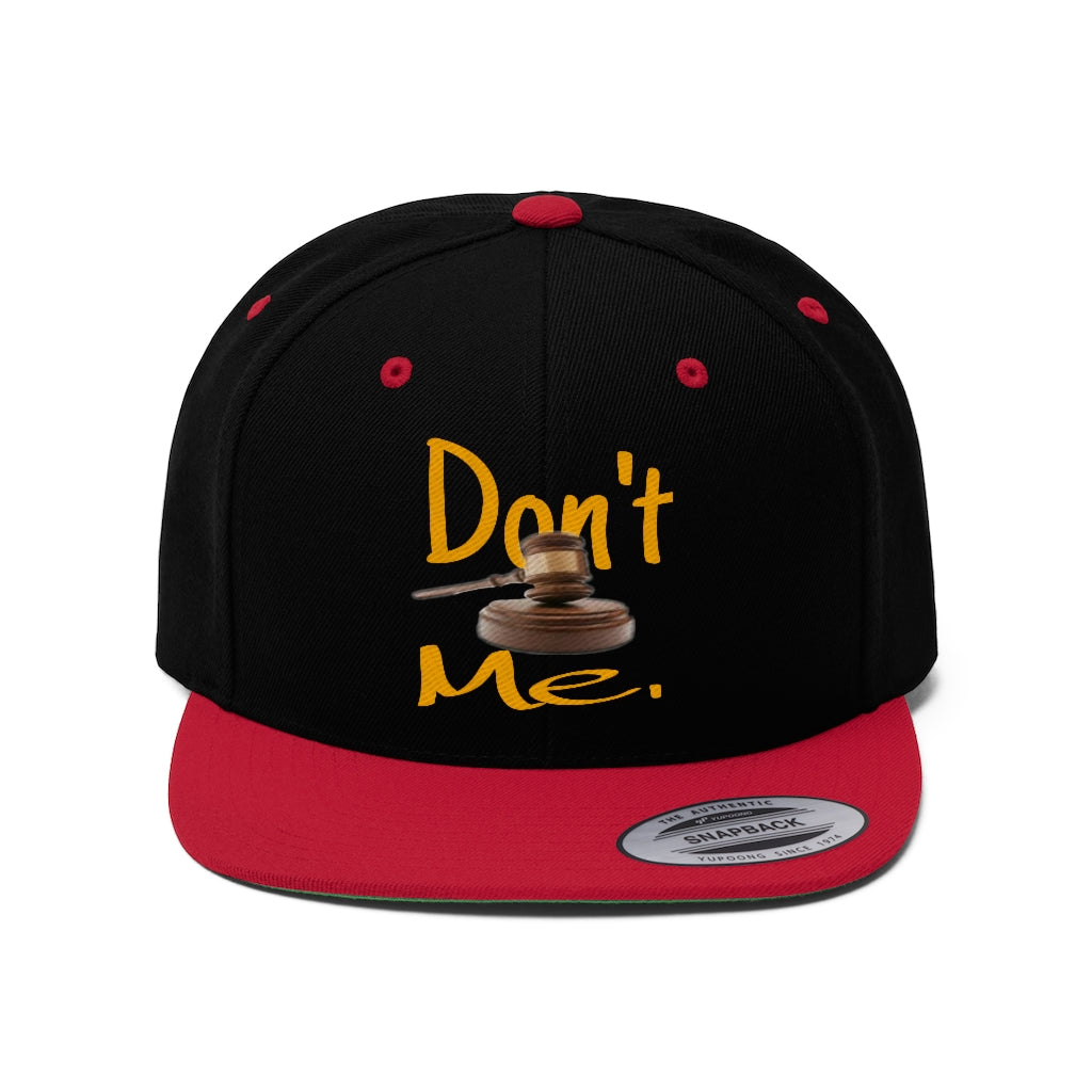 Unisex Flat Bill Hat