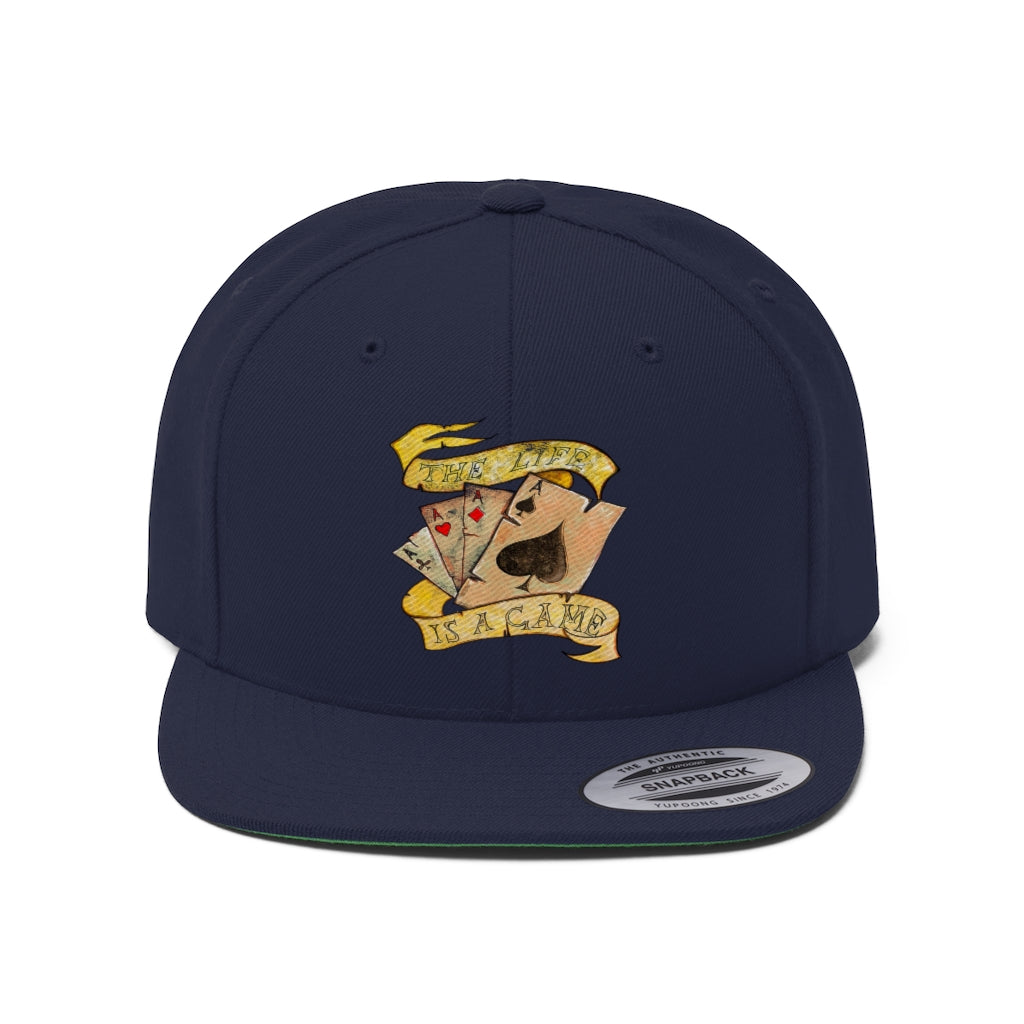 Unisex Flat Bill Hat