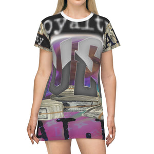 All Over Print T-Shirt Dress