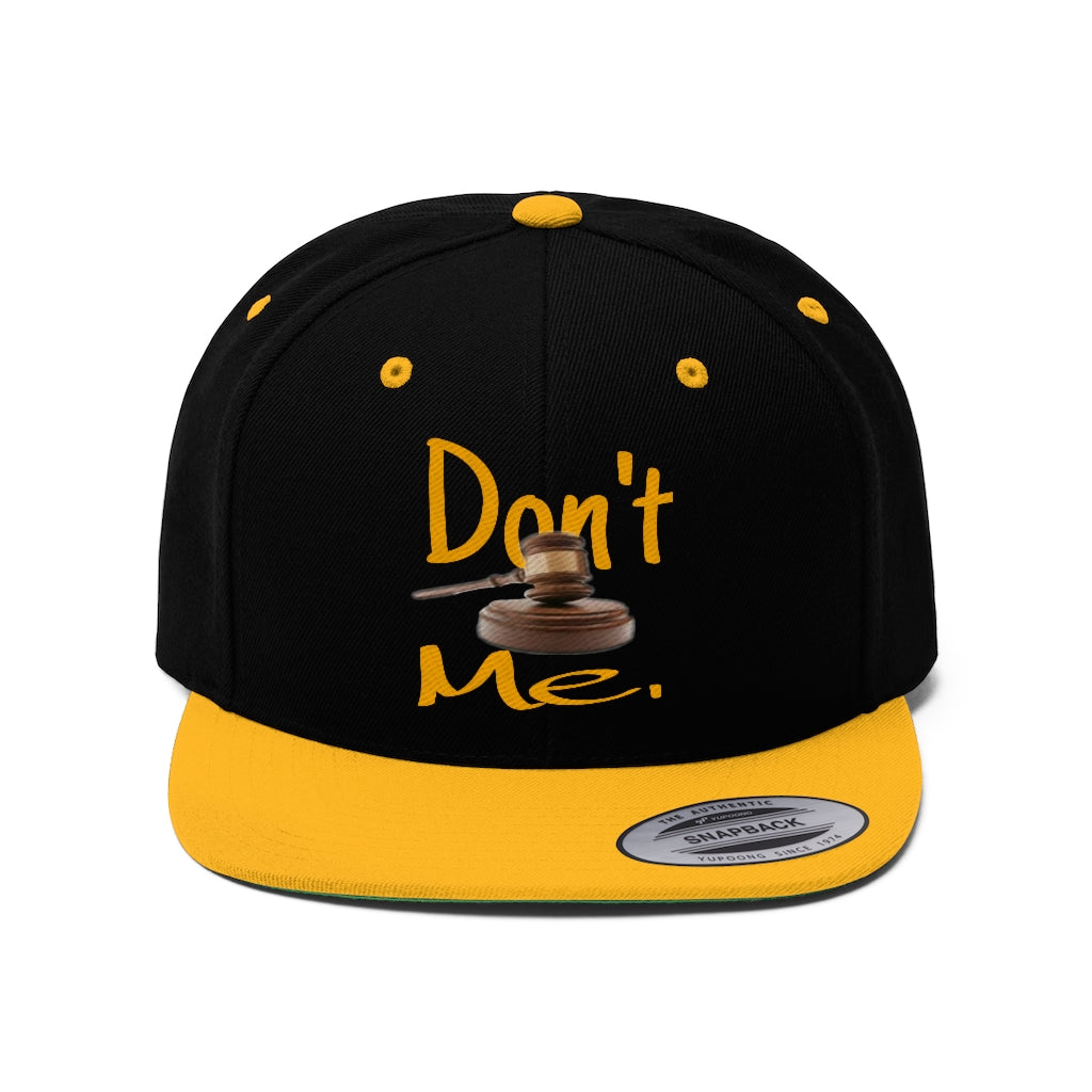 Unisex Flat Bill Hat