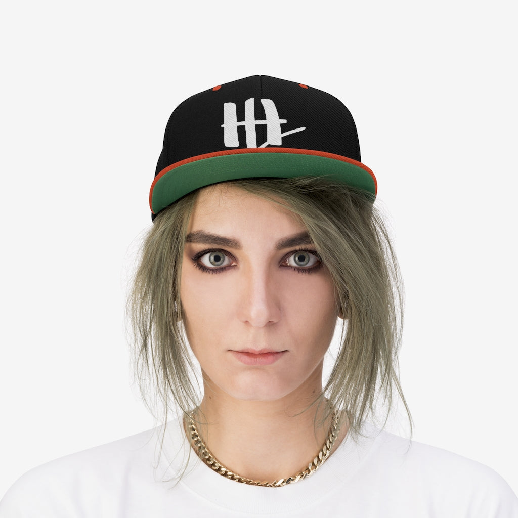 Unisex Flat Bill Hat