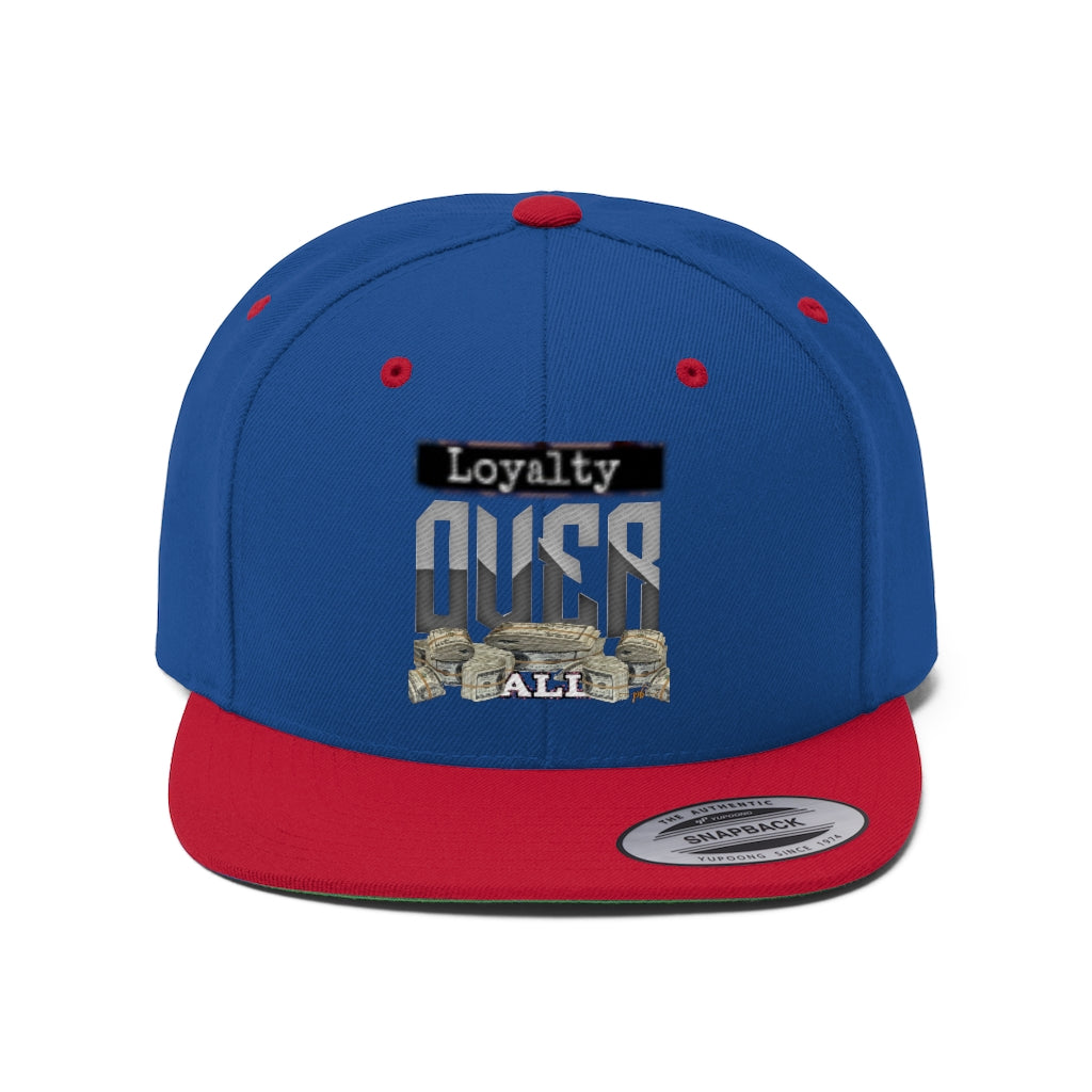 Unisex Flat Bill Hat