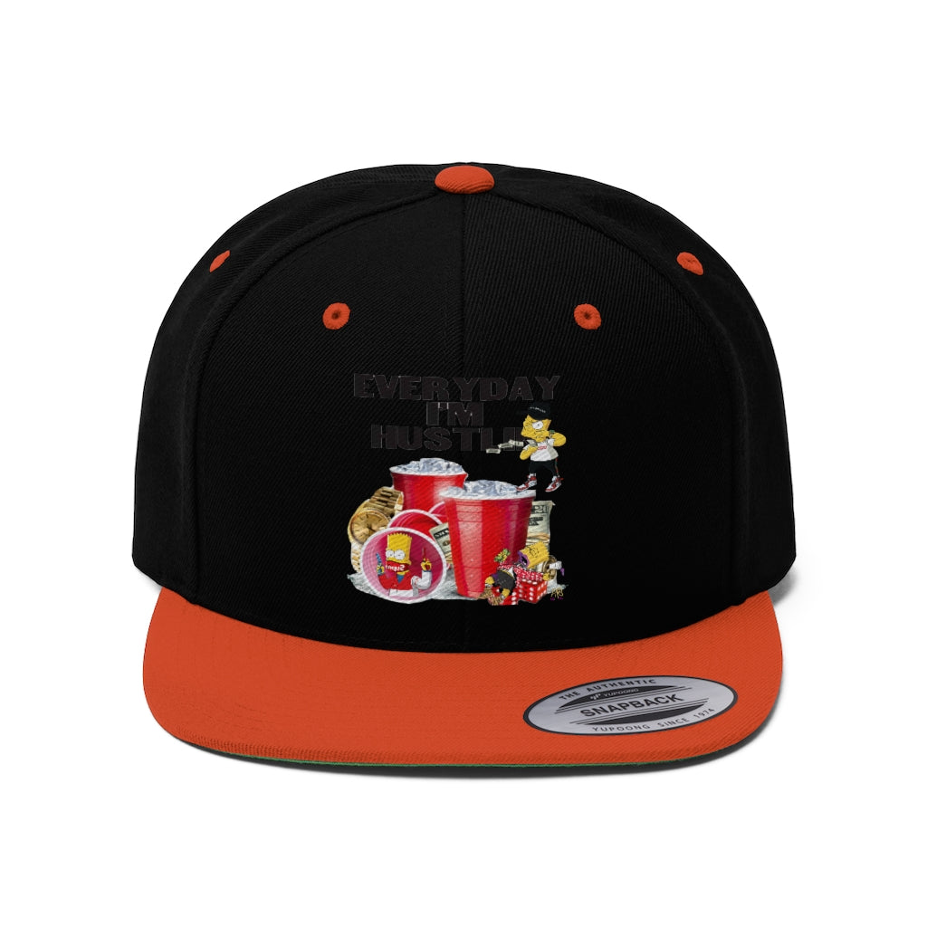 Unisex Flat Bill Hat