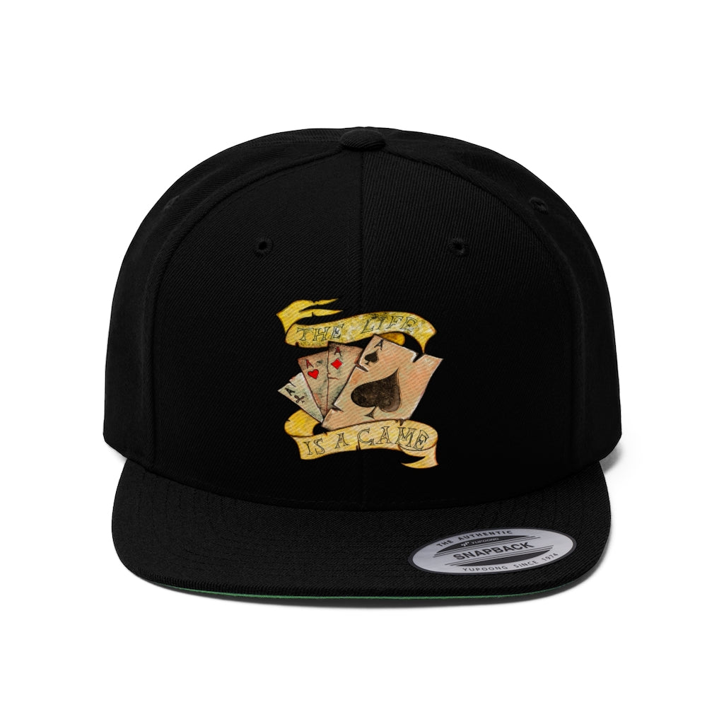 Unisex Flat Bill Hat