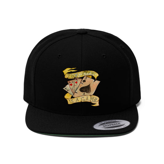 Unisex Flat Bill Hat