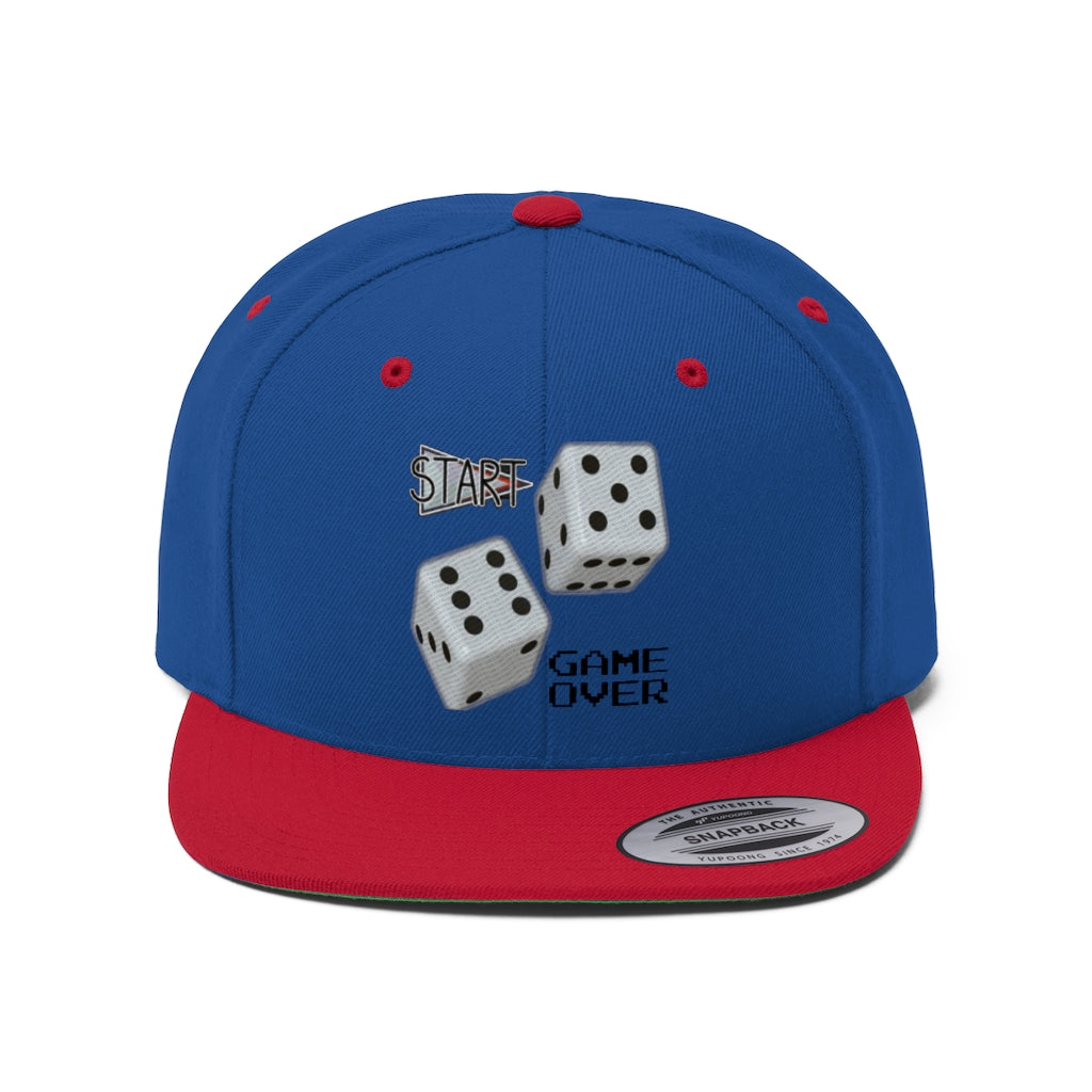 Unisex Flat Bill Hat