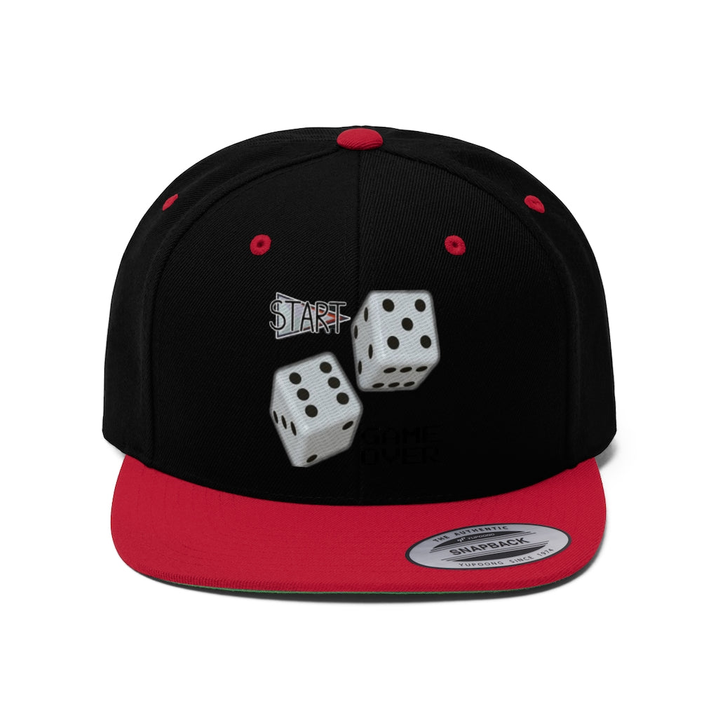 Unisex Flat Bill Hat