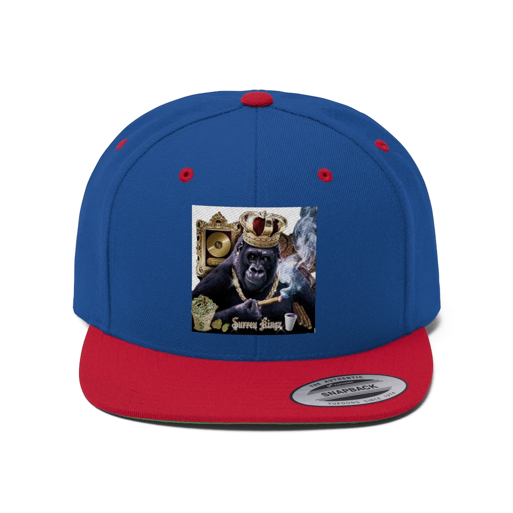 Unisex Flat Bill Hat