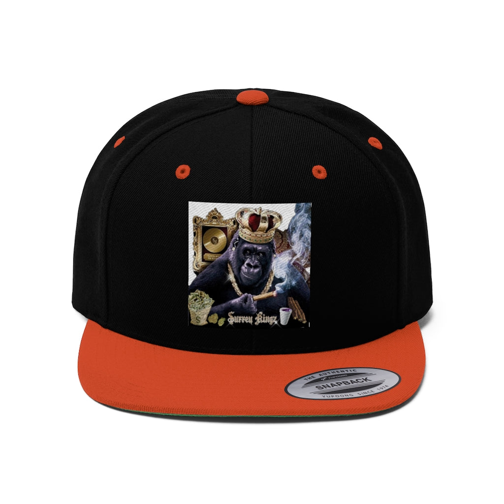 Unisex Flat Bill Hat