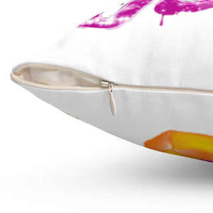 Spun Polyester Square Pillow Case