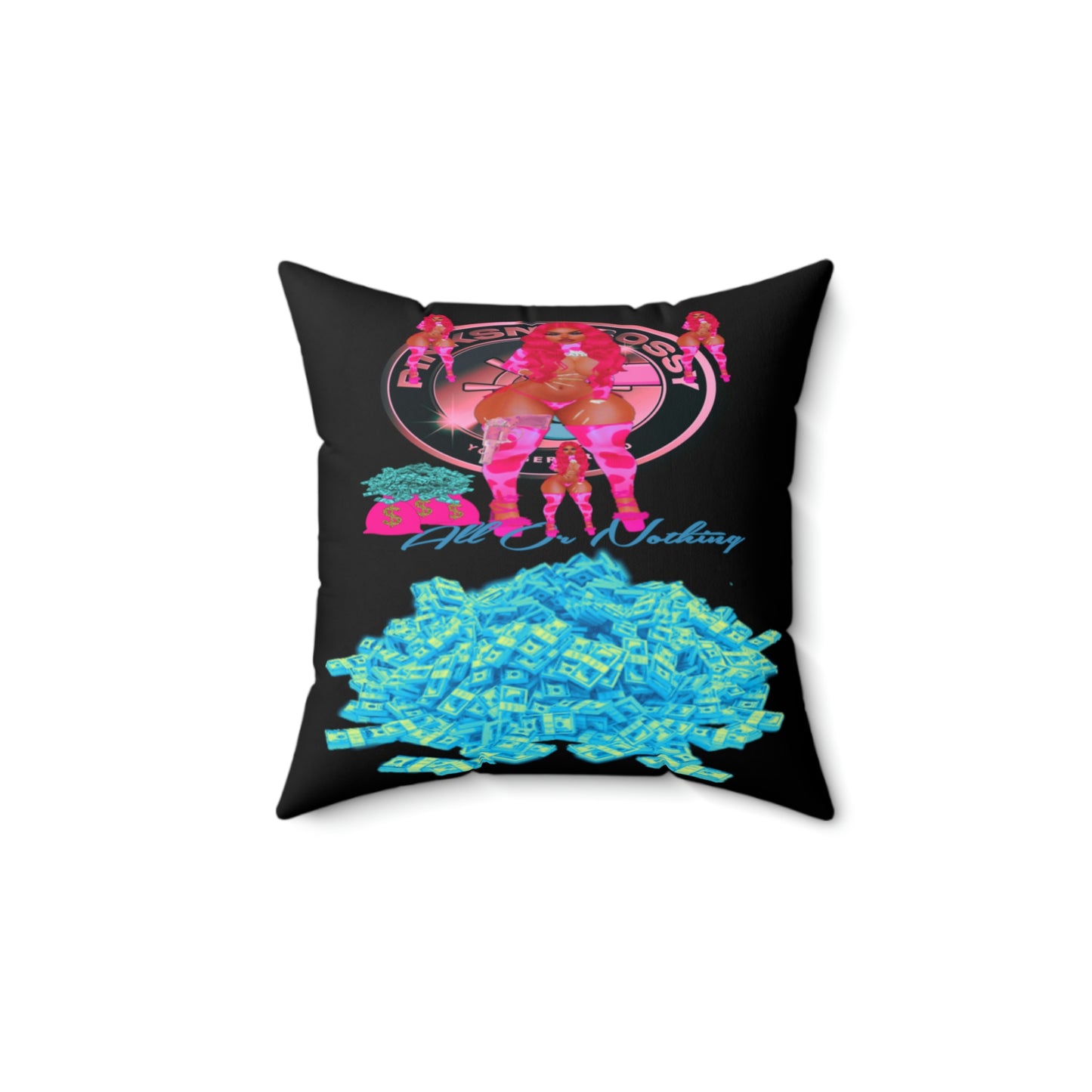 Spun Polyester Square Pillow