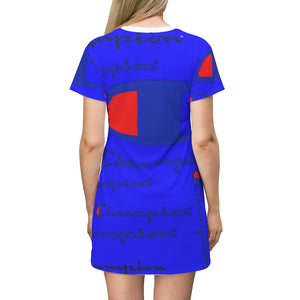 All Over Print T-Shirt Dress