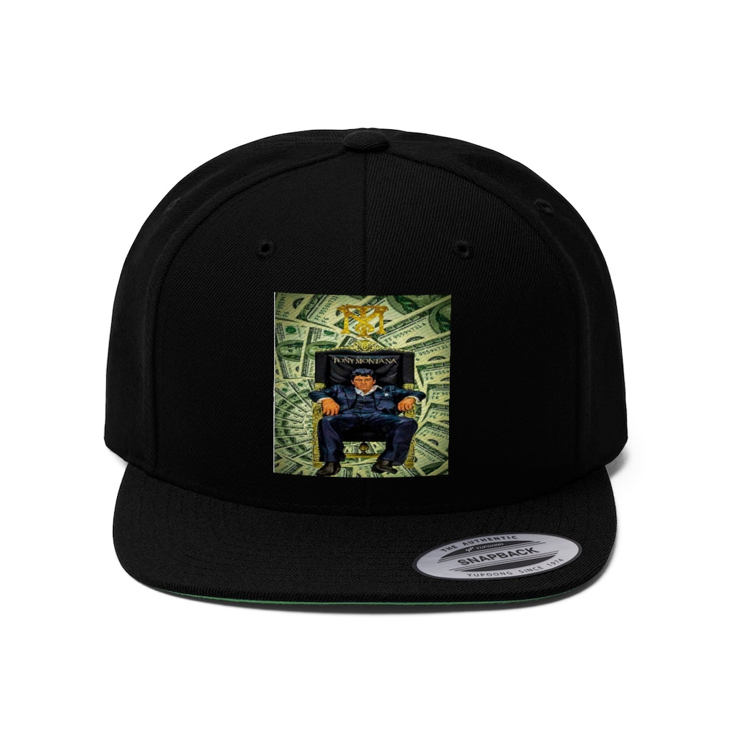 Unisex Flat Bill Hat