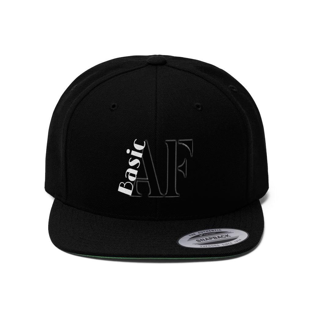 Unisex Flat Bill Hat