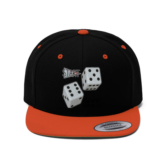 Unisex Flat Bill Hat