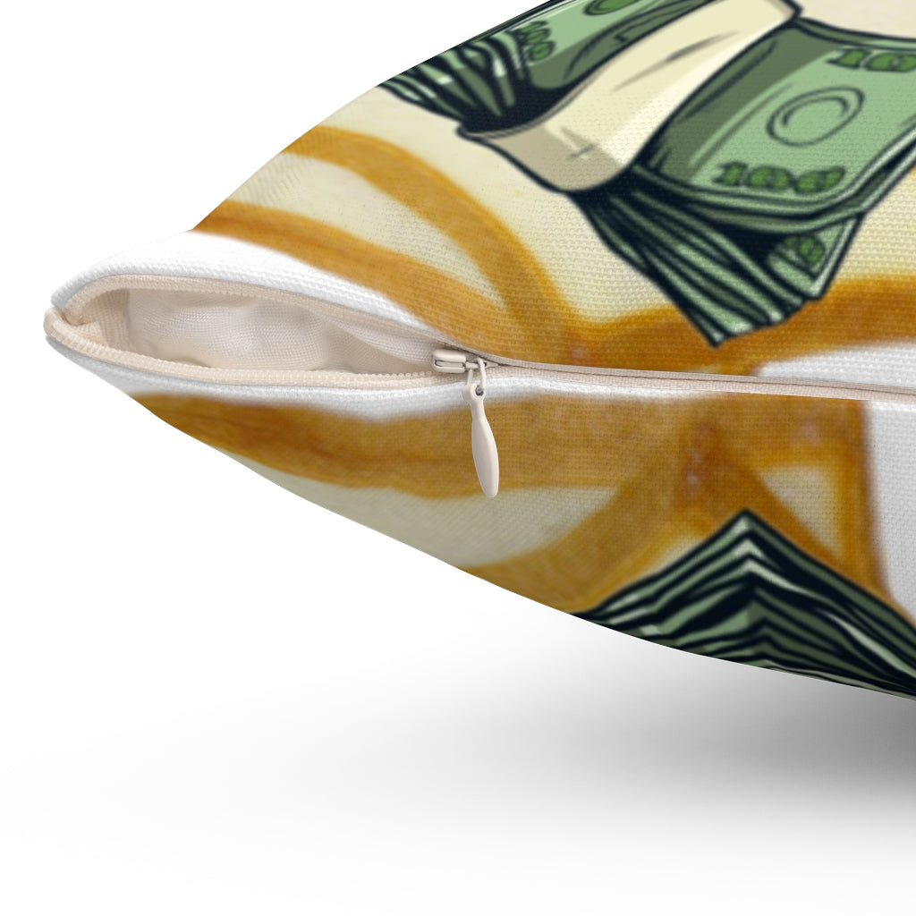 Spun Polyester Square Pillow Case