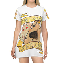 Load image into Gallery viewer, All Over Print T-Shirt Dress