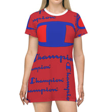 Load image into Gallery viewer, All Over Print T-Shirt Dress