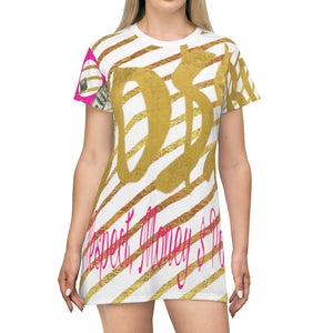 All Over Print T-Shirt Dress