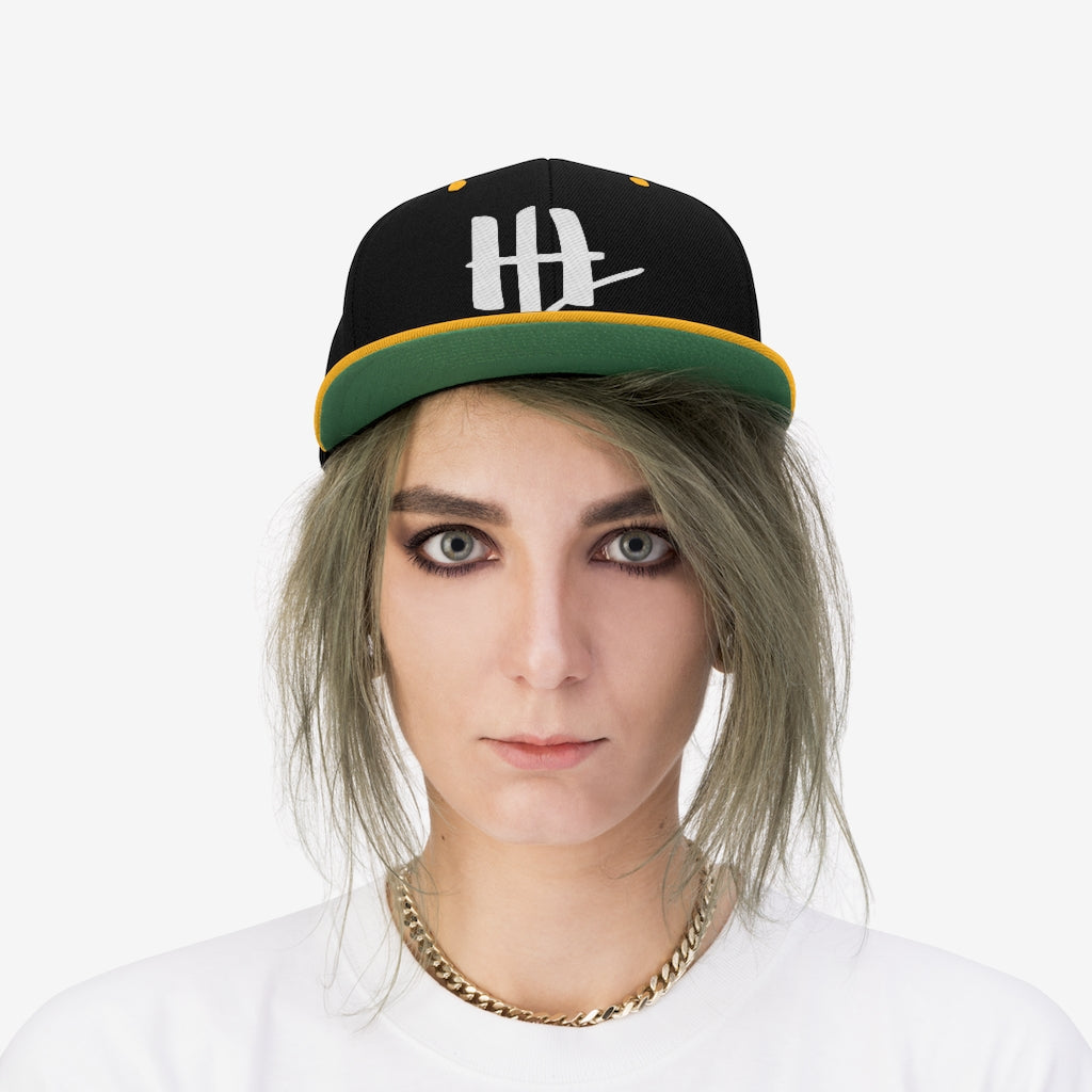 Unisex Flat Bill Hat