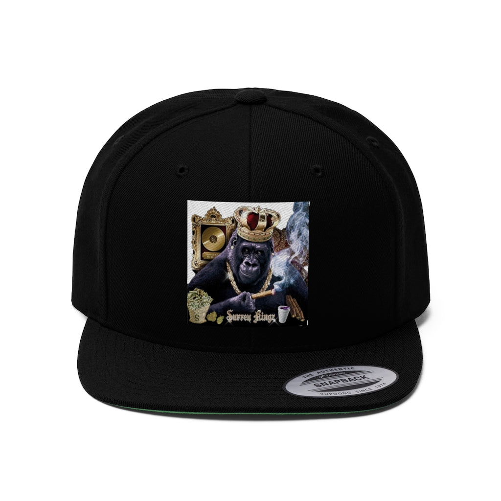 Unisex Flat Bill Hat