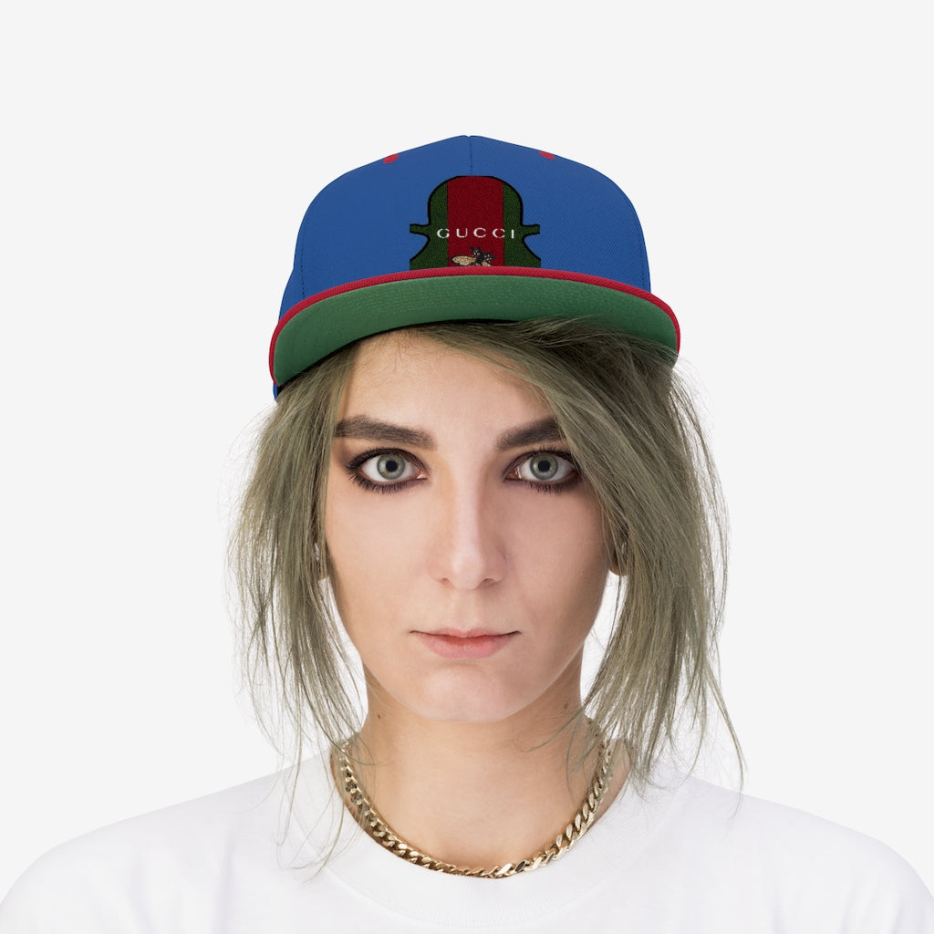 Unisex Flat Bill Hat