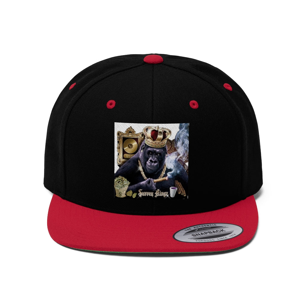 Unisex Flat Bill Hat