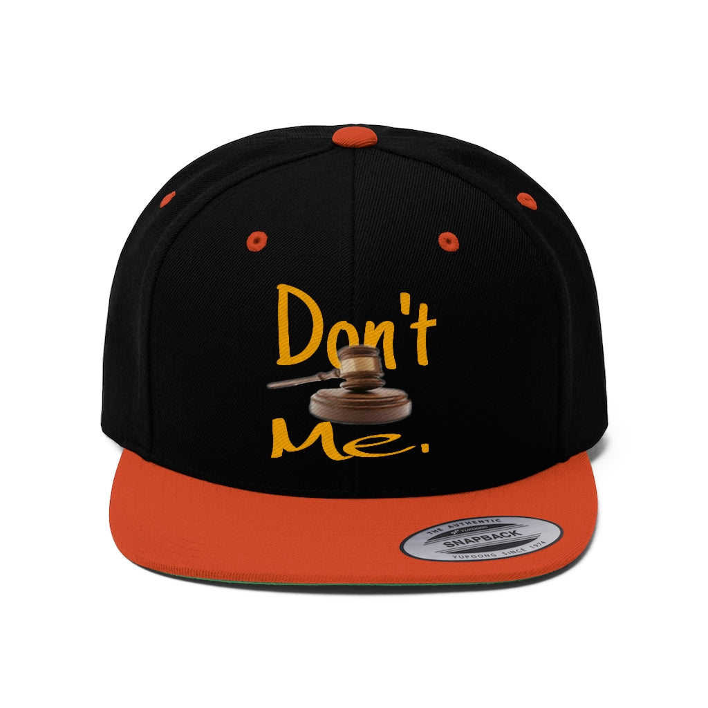 Unisex Flat Bill Hat