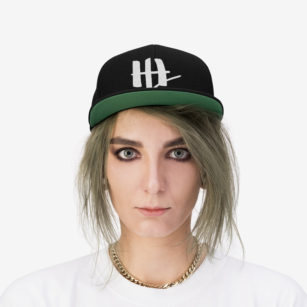 Unisex Flat Bill Hat