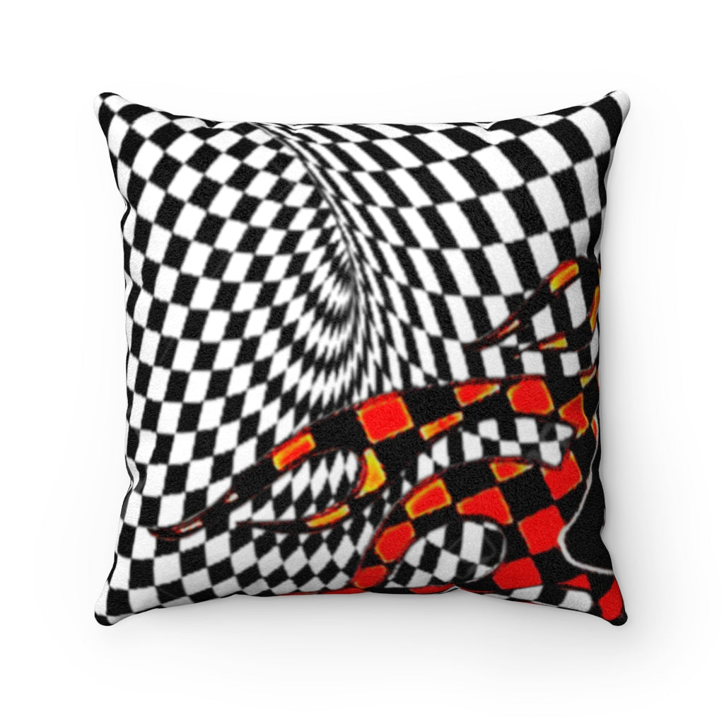 Faux Suede Square Pillow Case