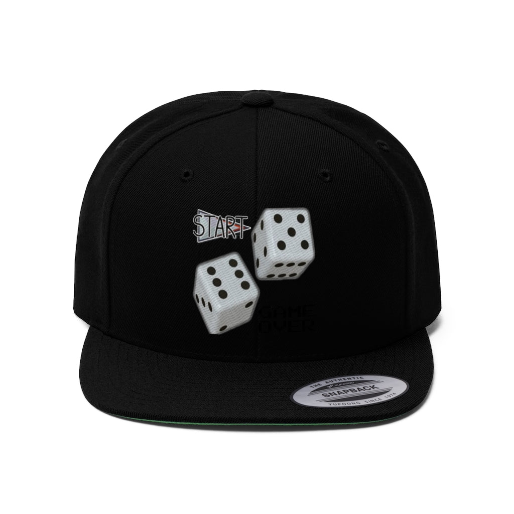 Unisex Flat Bill Hat