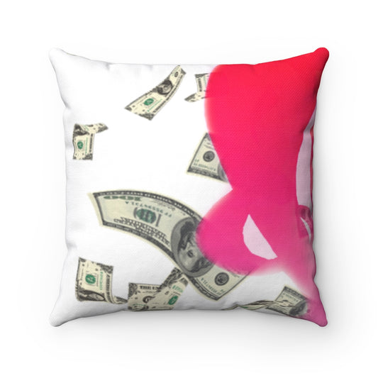 Spun Polyester Square Pillow Case