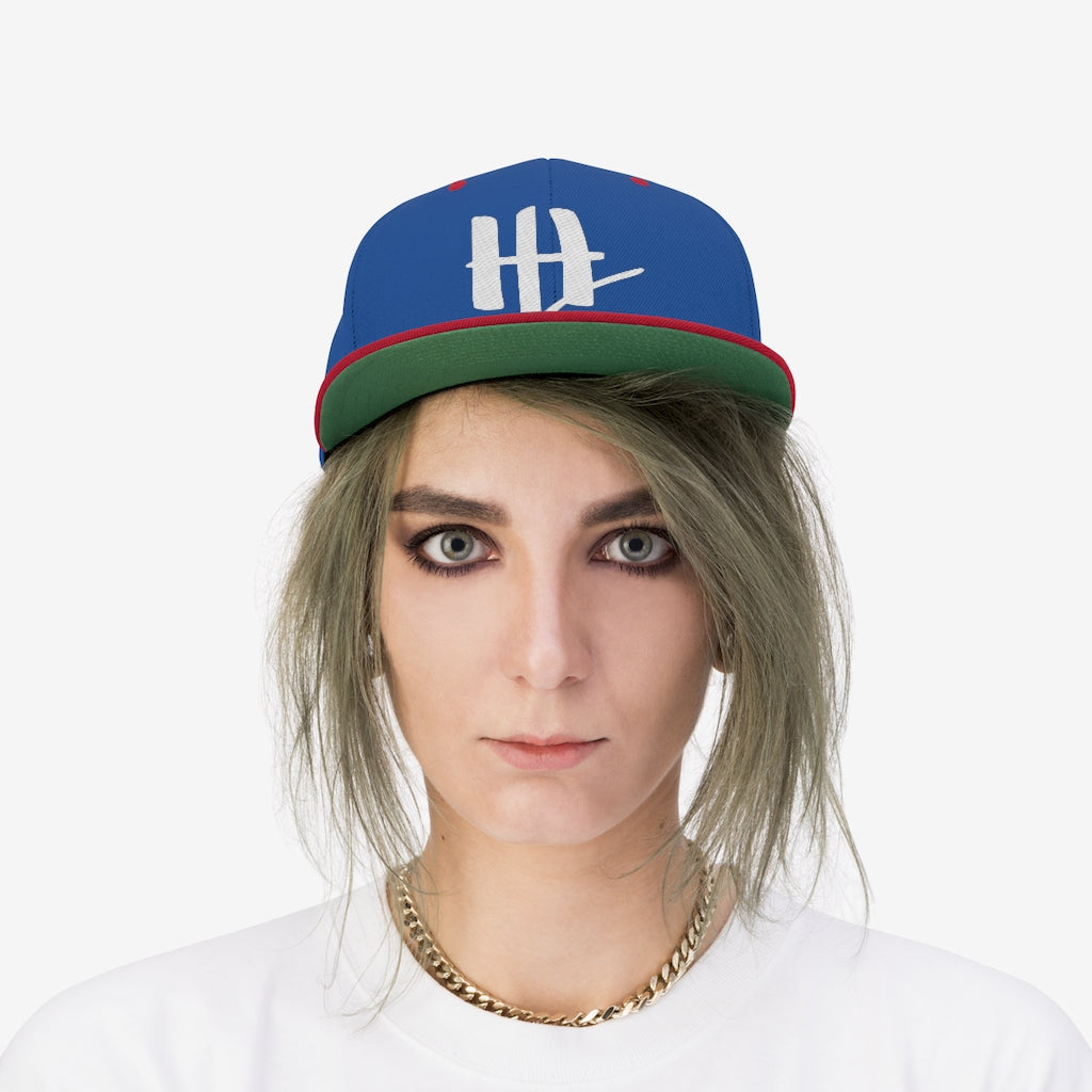 Unisex Flat Bill Hat