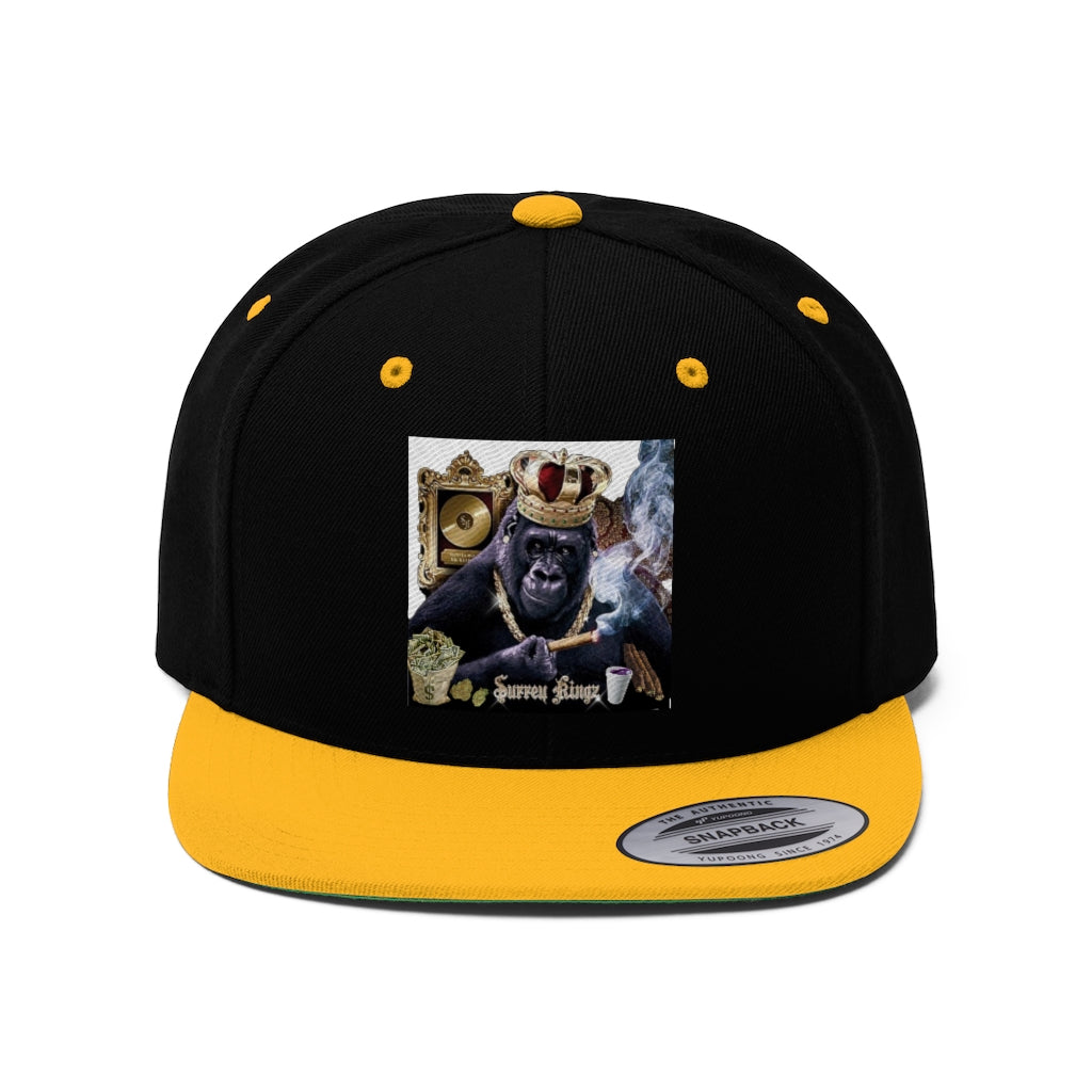 Unisex Flat Bill Hat