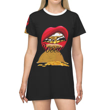 Load image into Gallery viewer, All Over Print T-Shirt Dress