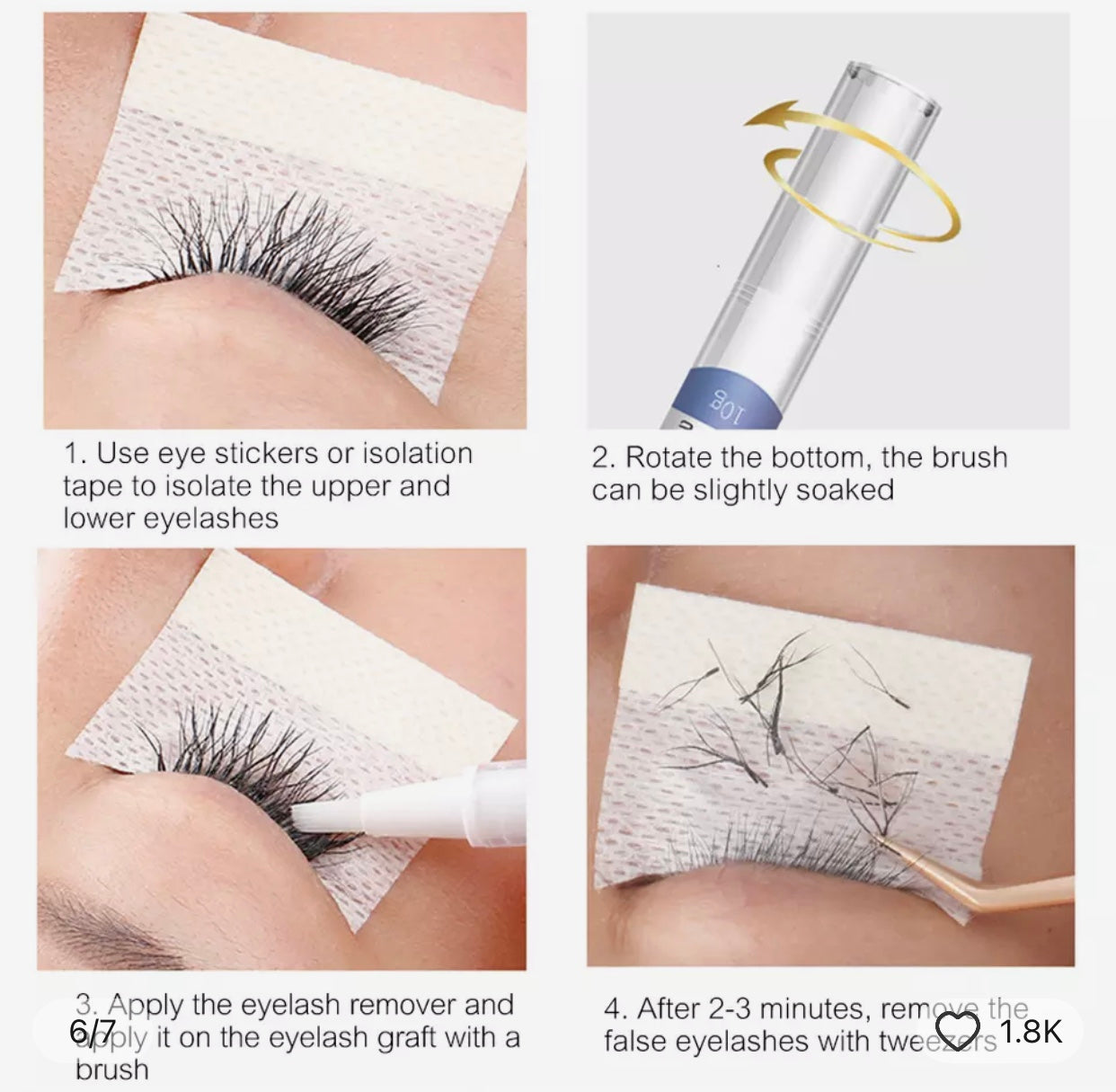 Eyelash glue